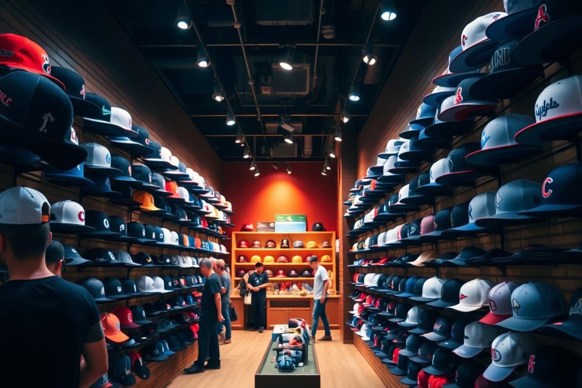 Sucursal de venta de gorras al menudeo